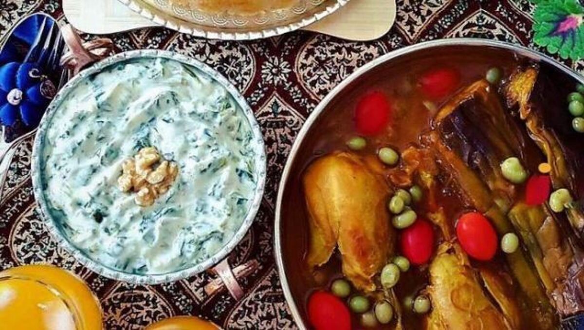 دستور پخت خورش کدو با مرغ غذایی ویژه برای ناهار