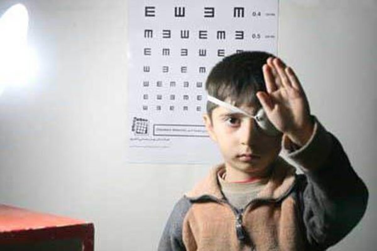 آغاز مرحله دوم طرح بررسی کودکان مشکوک به اختلال بینایی در یزد