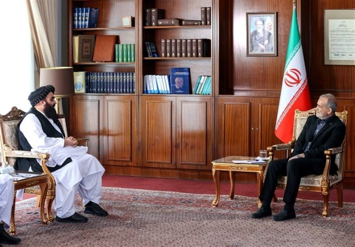 تأکید پزشکیان بر تمایل گسترش همکاری‌ها با افغانستان