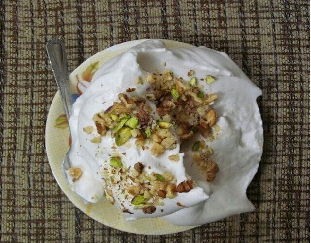 این دسر کف سنتی اصیل خراسانی هر کسی رو عاشق خودش میکنه!