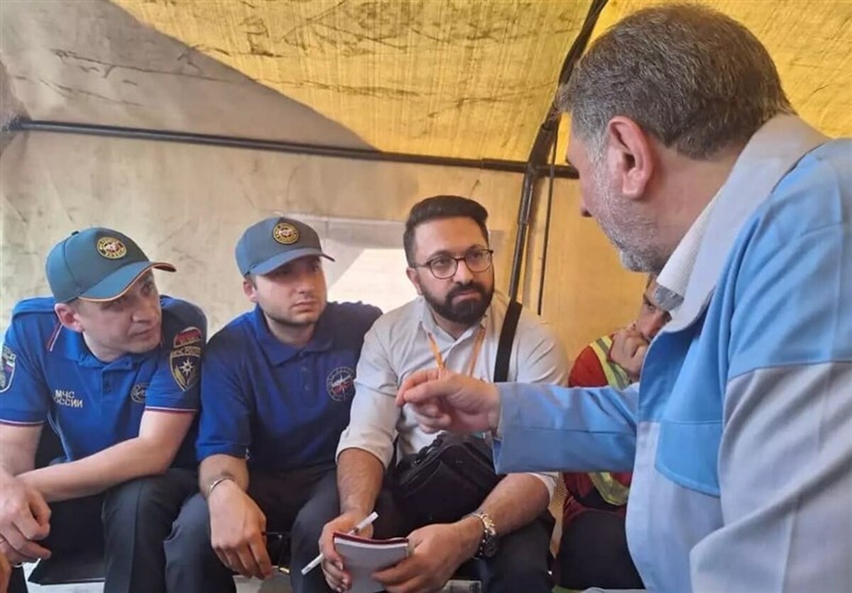 هماهنگی سازمان مدیریت بحران ایران با تیم اطفای حریق روس