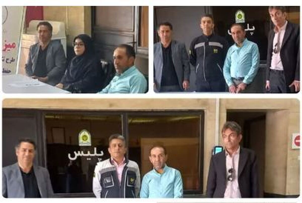 برگزاری میز خدمت در ایستگاه مترو گرمدره، به مناسبت هفته زمین پاک