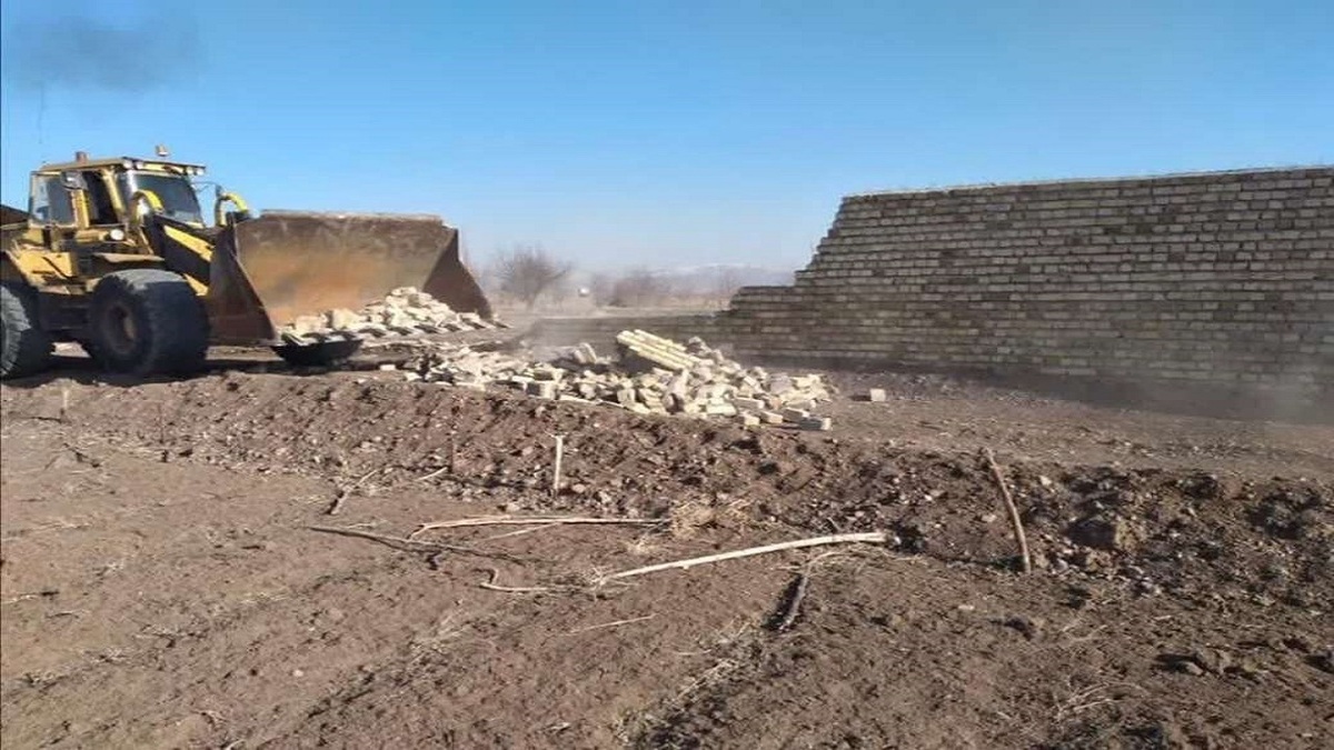بازگشت ۲ هزار متر مربع از اراضی کشاورزی تاکستان به چرخه تولید
