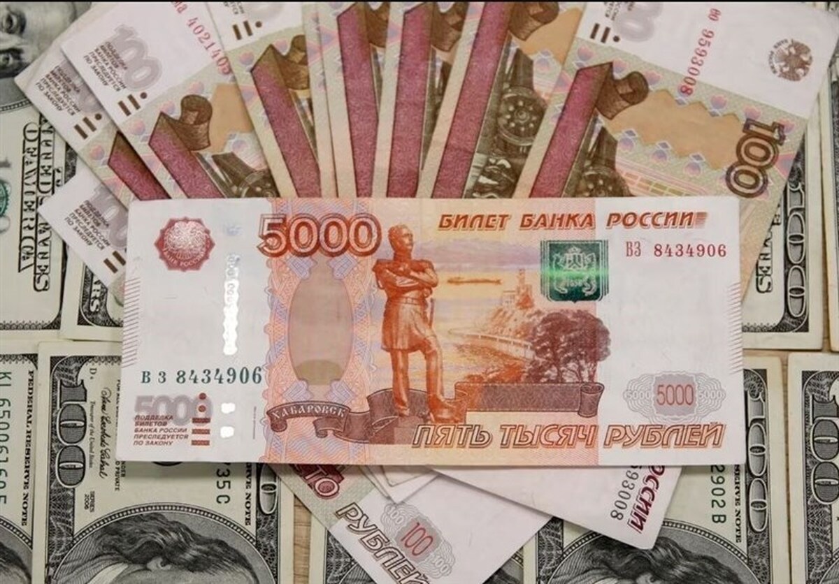 دلار در برابر روبل به پایین‌ترین سطح ۲ سال اخیر رسید