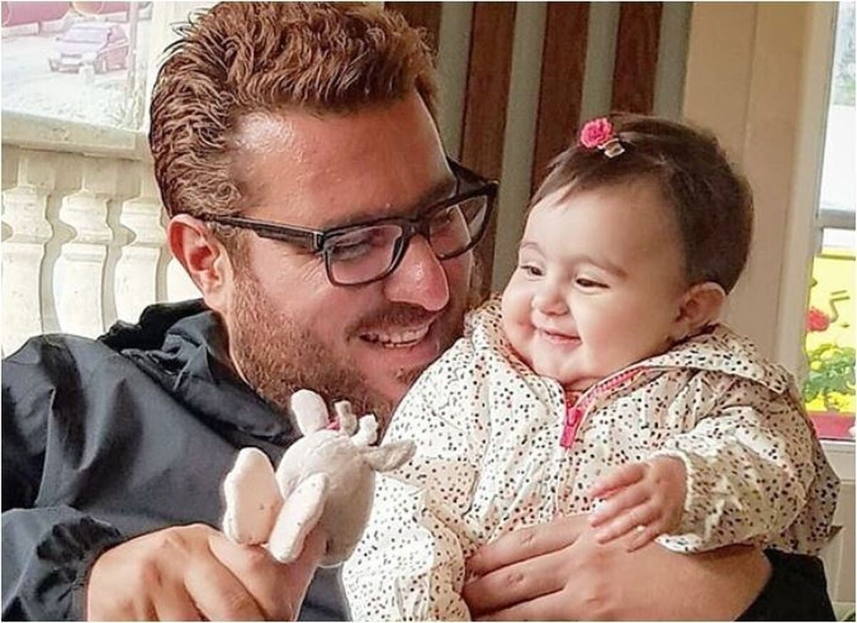 قایم موشک بازی‌های دوست داشتنی محسن کیایی و دختر کوچولویش را از دست ندهید! /فقط خنده‌های از ته دلشون..