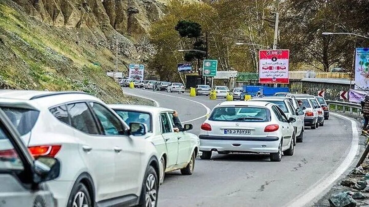 جاده کندوان یک طرفه است؛ ترافیک سنگین در راه‌ها