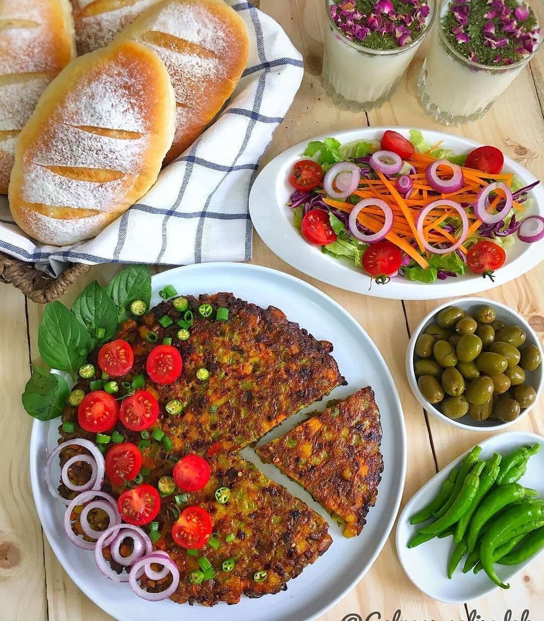 کوکوی لوبیا سبز هفت پیکر تبریز یک ایده جذاب برای وقتی نمی‌دونید چی درست کنید!