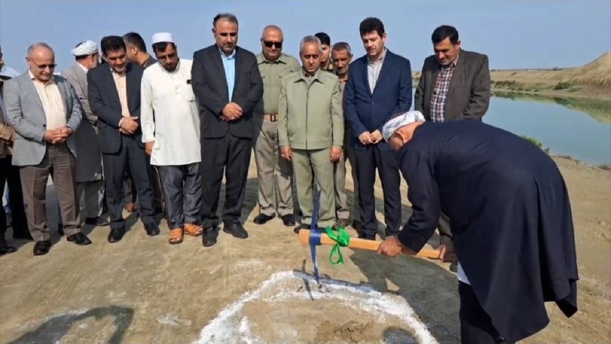 شروع عملیات اجرایی احداث ایستگاه پمپاژ آب دریای خزر به تالاب گمیشان