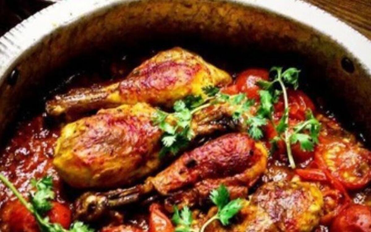 آموزش پخت خورش مرغ آلو برای ناهار
