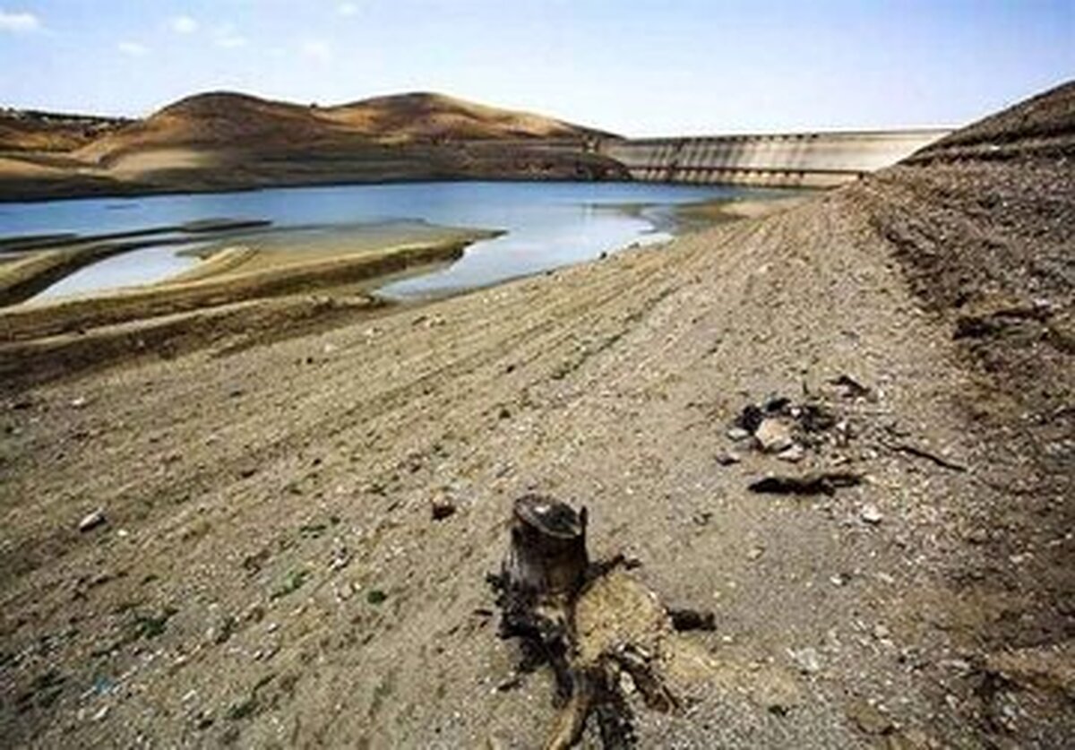 بزرگترین سد خاکی استان تهران به مرز خشکی رسید