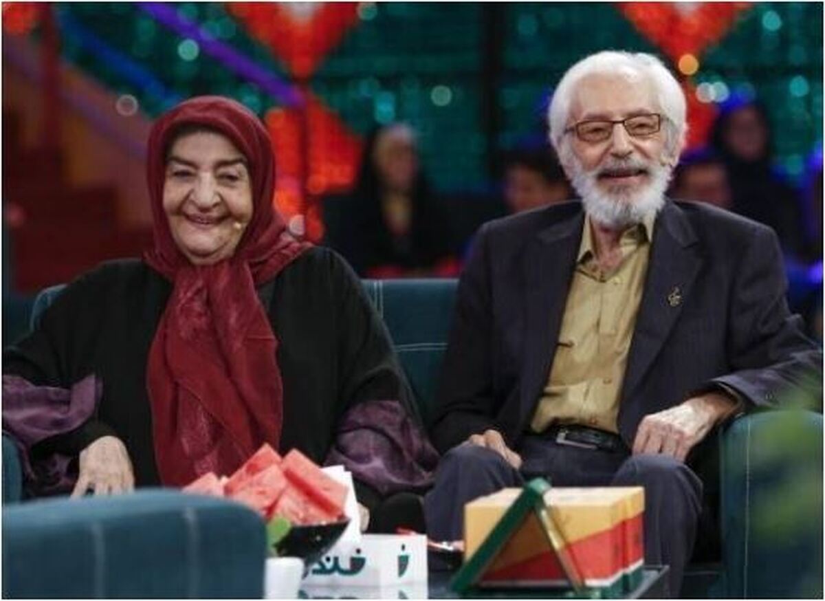 نگاهی به جشن تولد ۸۲ سالگی استاد جمشید مشایخی با حضور همسر و دوستانش