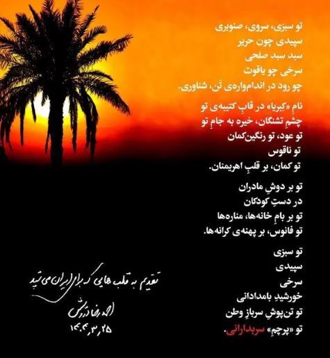 شعر کارگردان سریال «کیمیا» برای ایرن!