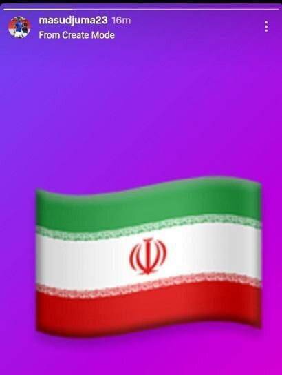 بازیکن خارجی اسبق استقلال پرچم ایران را بالا برد! +عکس