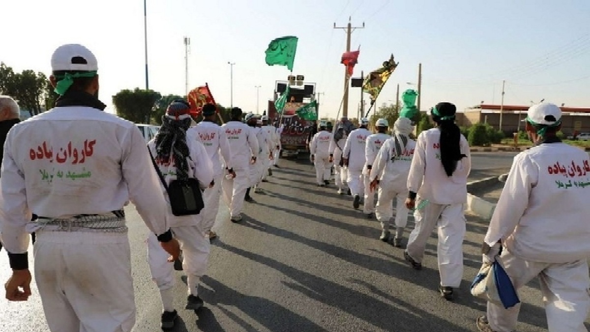کاروان انصارالحسین به طبس رسید