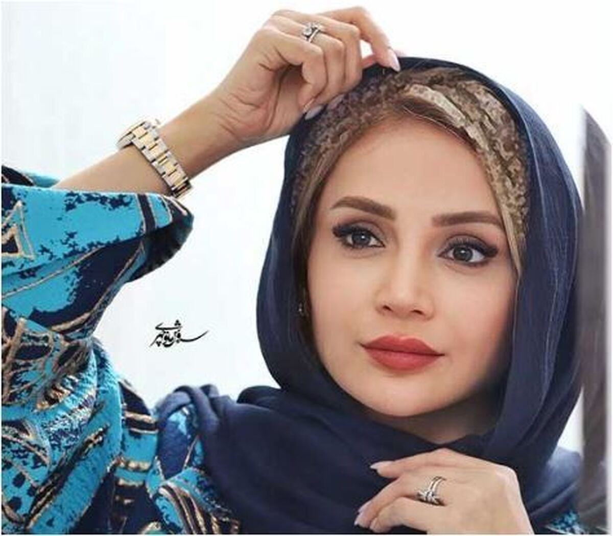تصویر دیدنی از گشت و گذار آخر هفته‌ای شبنم قلی خانی در یک لوکیشن سر سبز!