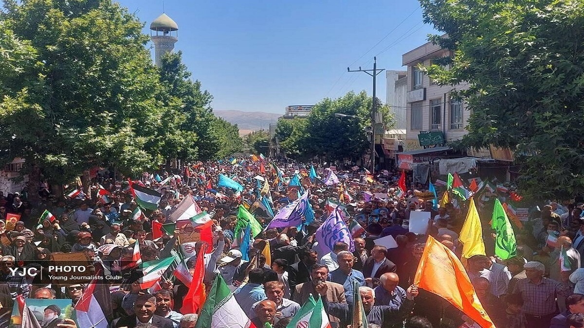 حاشیه‌های جذاب راهپیمایی «خشم و نصر» در یاسوج