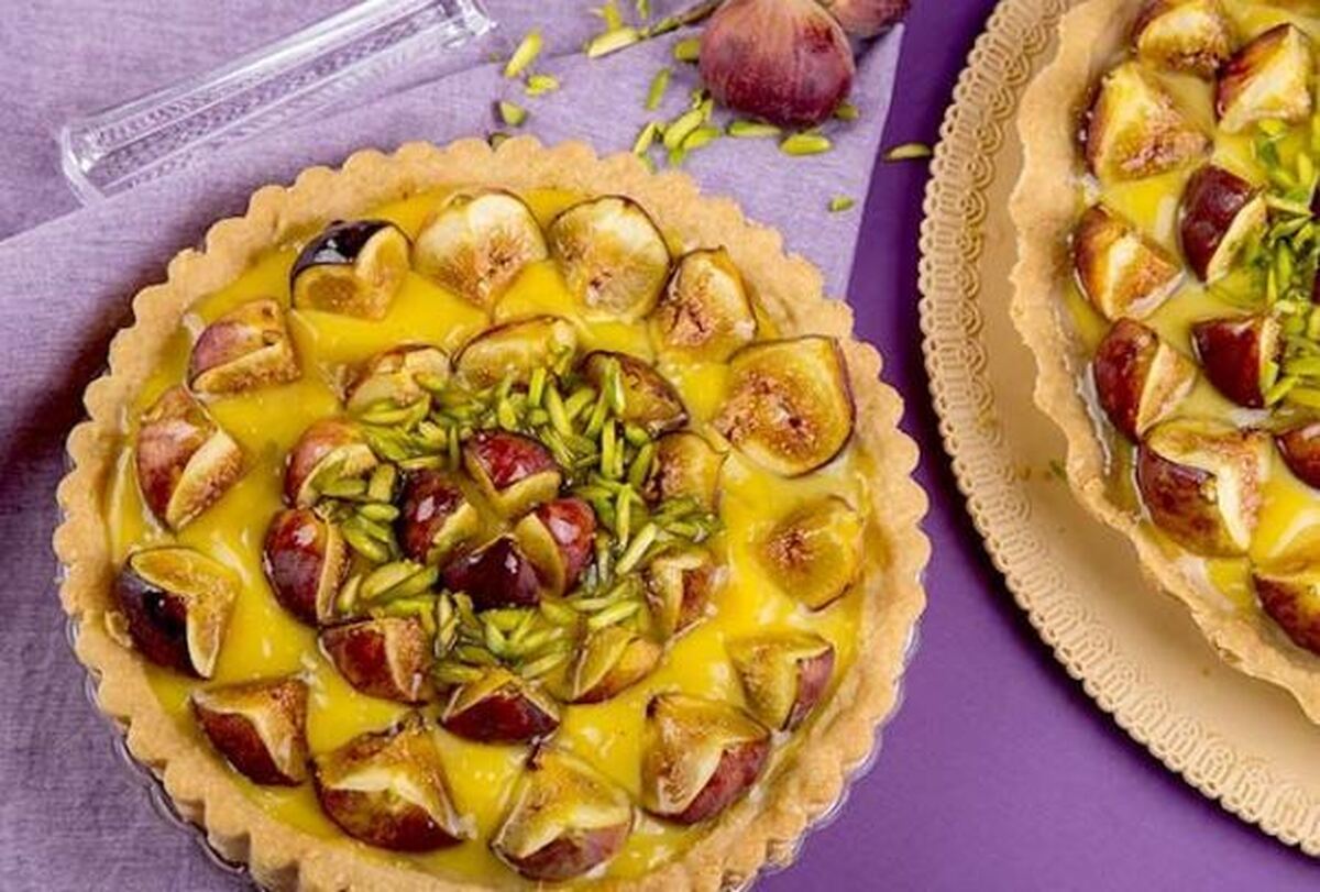 آموزش مرحله به مرحله تهیه تارت انجیر برای عصرانه