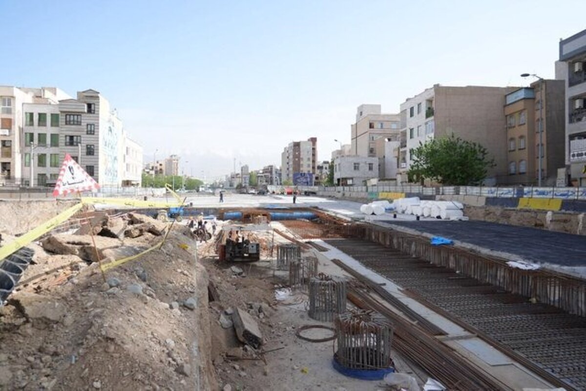 عذرخواهی شهرداری تهران برای اجرای عملیات جابجایی لوله آب در پروژه یادگار امام