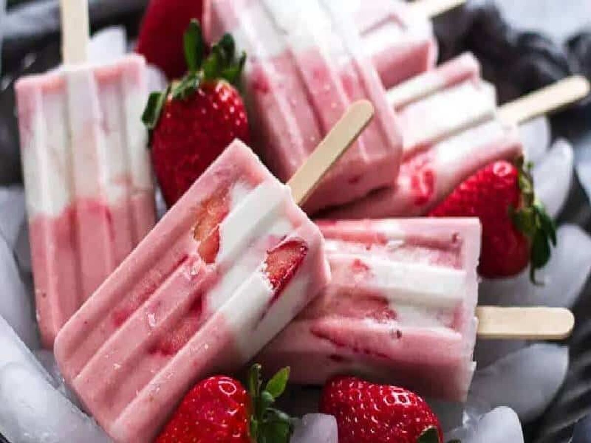 طرز تهیه بستنی آلاسکا توت فرنگی؛ محبوب‌ترین خوراکی برای بچه‌ها