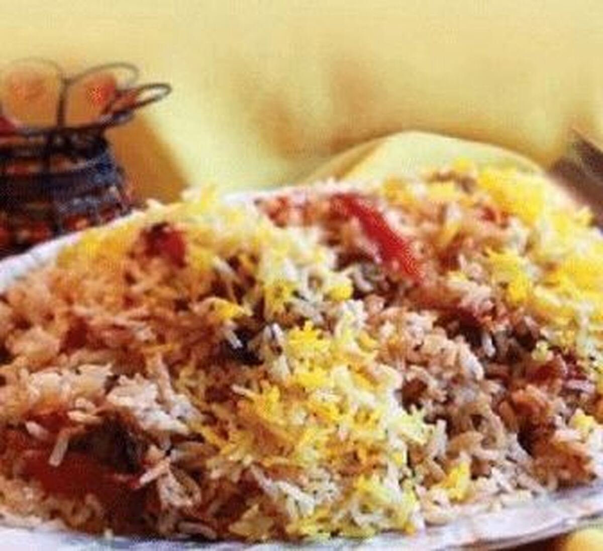 بادمجان پلو یک غذای ساده و به صرفه برای شام
