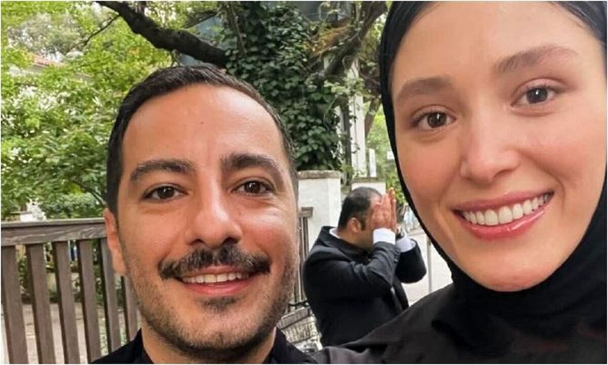 مروری بر مراسم عقد ساده و خودمانی نوید محمدزاده و فرشته حسینی+عکس