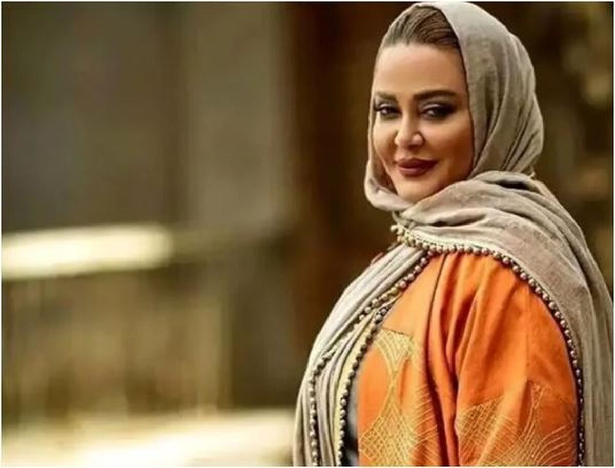 تصویر شکار شده از بهاره رهنما در حال هم زدن دیگ نذری/انشاالله که حاجت روا بشه