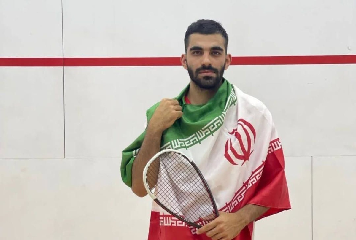 ملی پوش ایرانی در قطر موفق به کسب مدال طلای اسکواش شد