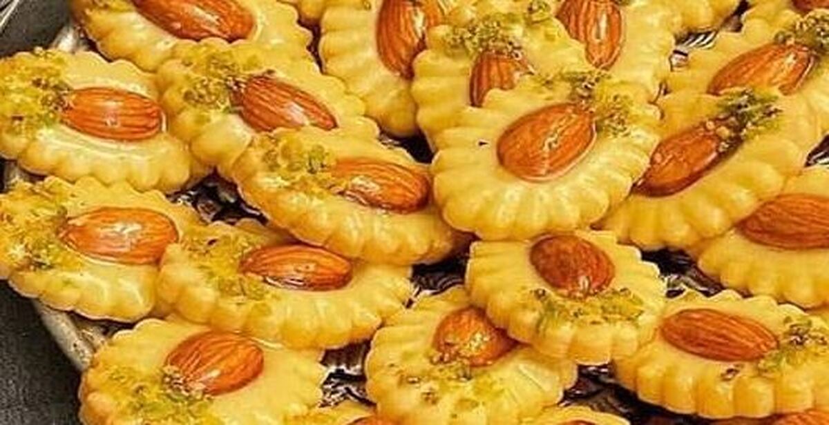 کوکیز بادام یک شیرینی ساده برای مناسب‌ها و دورهمی
