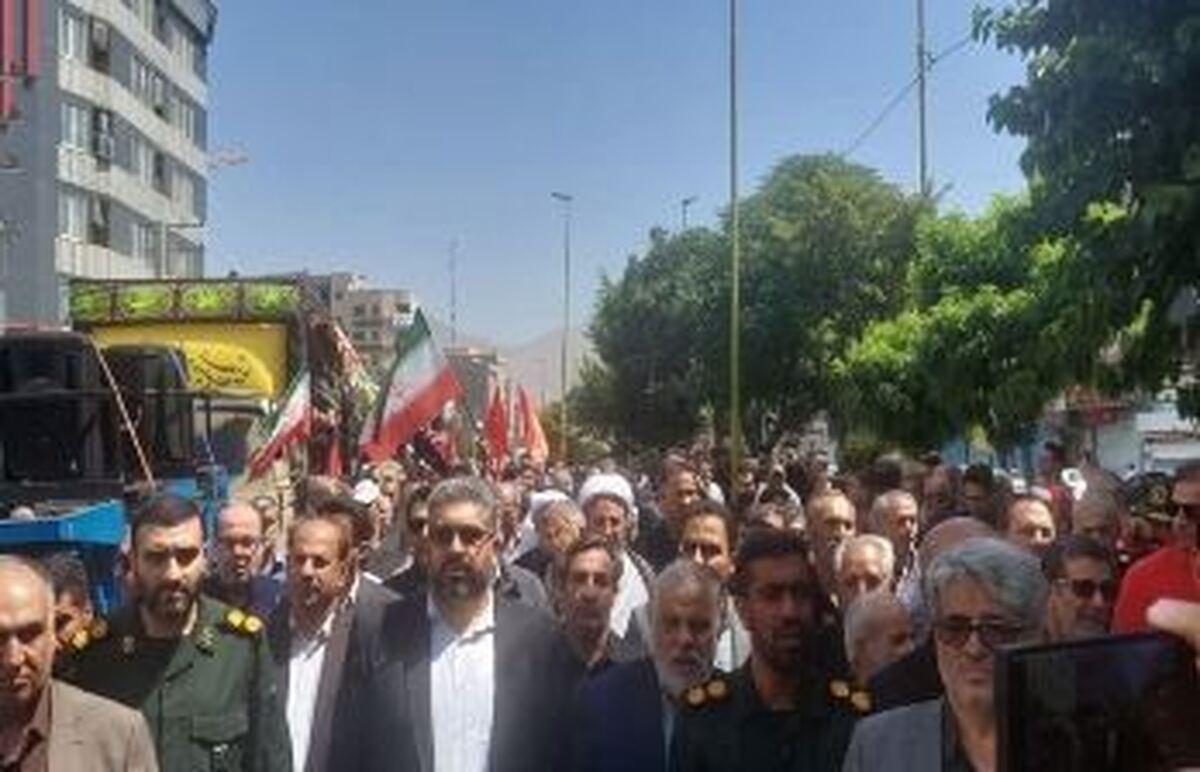 علوی‌تباران شهید عزت را در بابل تا خانه بهشت بدرقه کردند