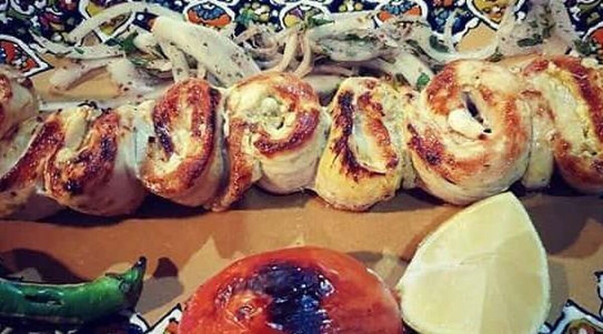جوجه کباب حلزونی یک غذای درباری که از خوردنش سیر نمی‌شوید