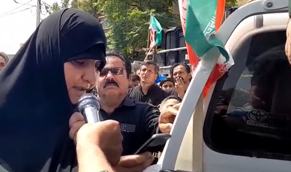 همسر شهید قنبری: ظلم نتانیاهو ما را از مبارزه منصرف نمی‌کند