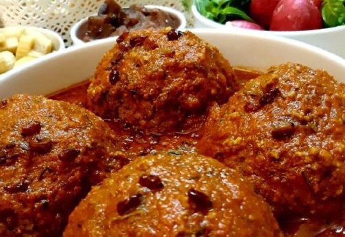 کوفته هلوی شیرازی غذایی که عطر و طعمش هوش از سرتان می‌برد