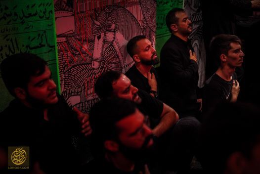 عکس پربازدید از محسن افشانی در یک هیئت