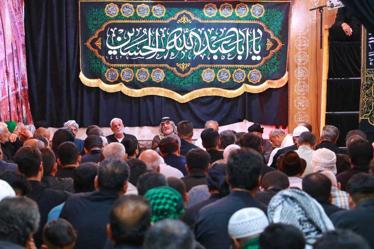 نوای یا حسین در کوچه‌پس‌کوچه‌های آبادان