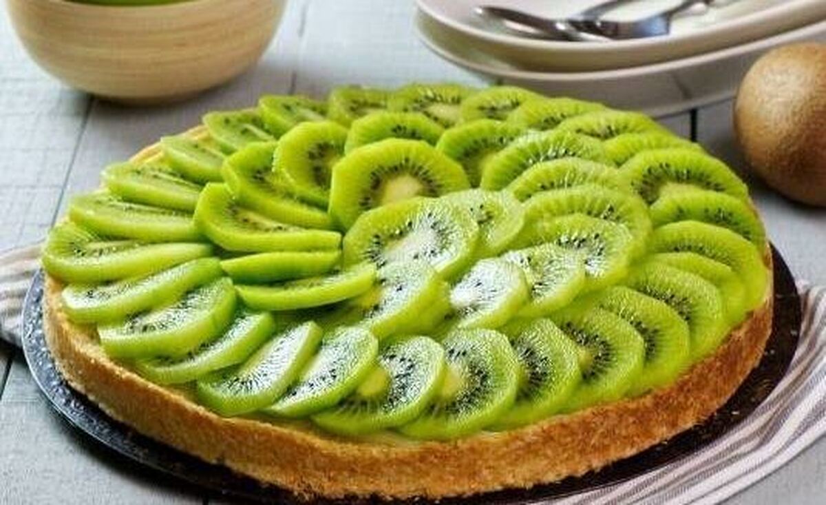 رسپی تهیه تارت کیوی و پنیر ریکوتا برای مجالس خاص