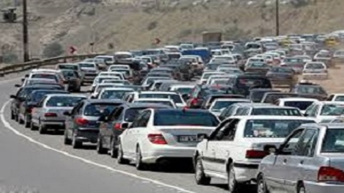 ترافیک سنگین در محور چالوس