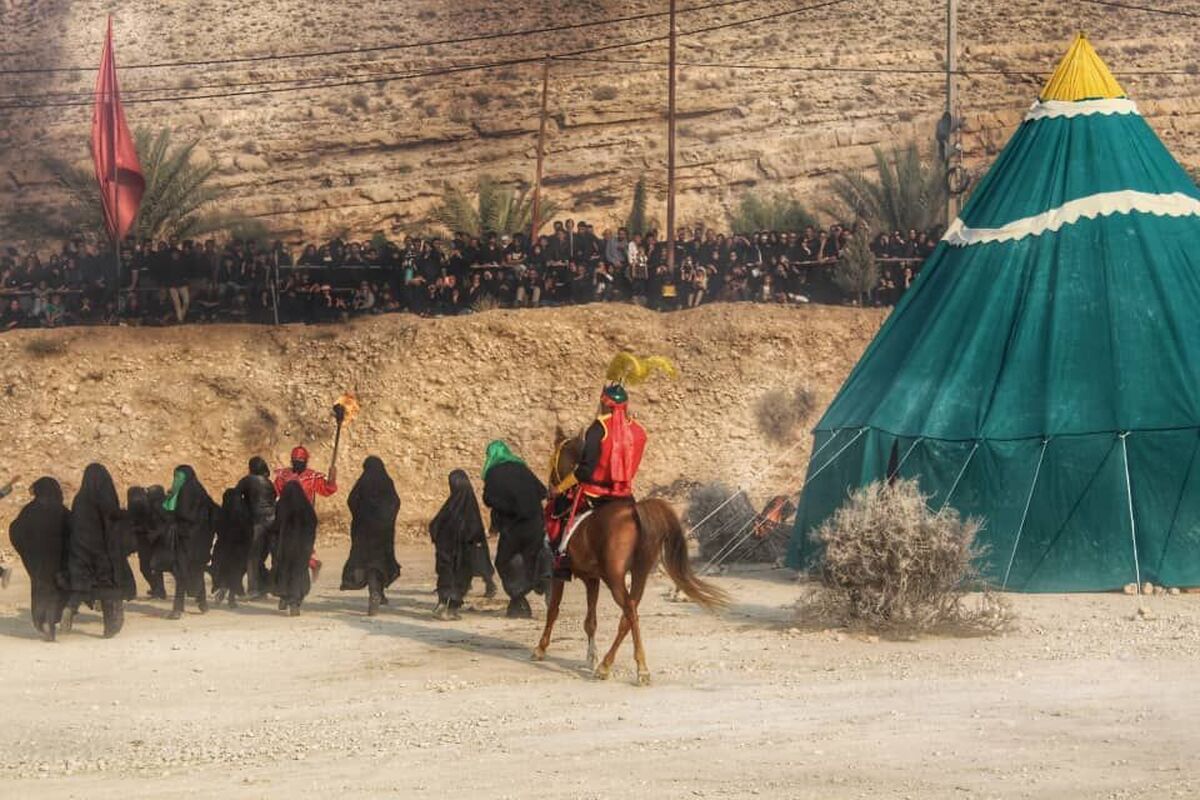 خیمه‌سوزان عصر عاشورا؛ قدیمی‌ترین آیین نمایشی محرم در جهرم فارس