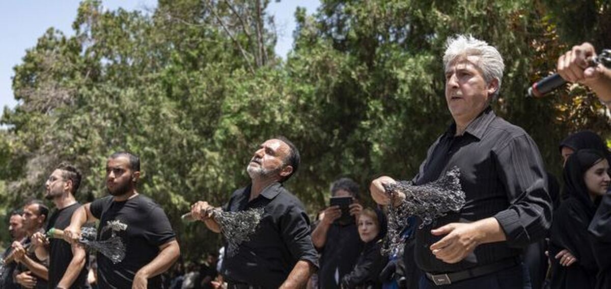 کرمانشاه در عاشورای حسینی غرق در ماتم شد