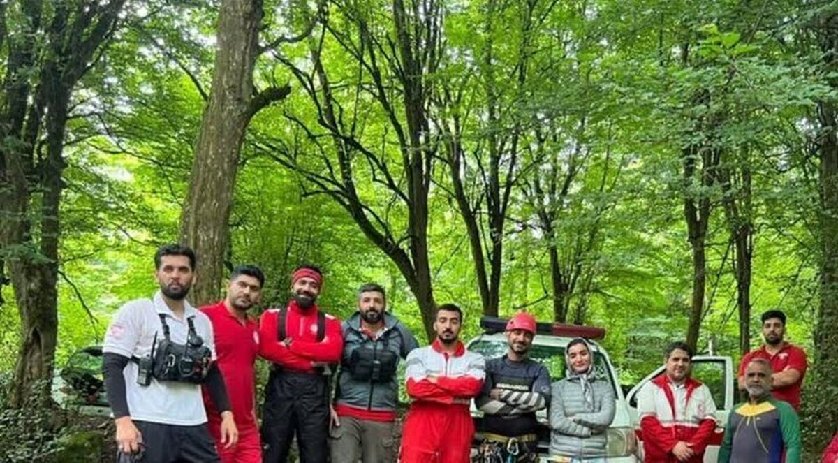 نجات دو مفقودی در ارتفاعات شصت‌کلا گرگان