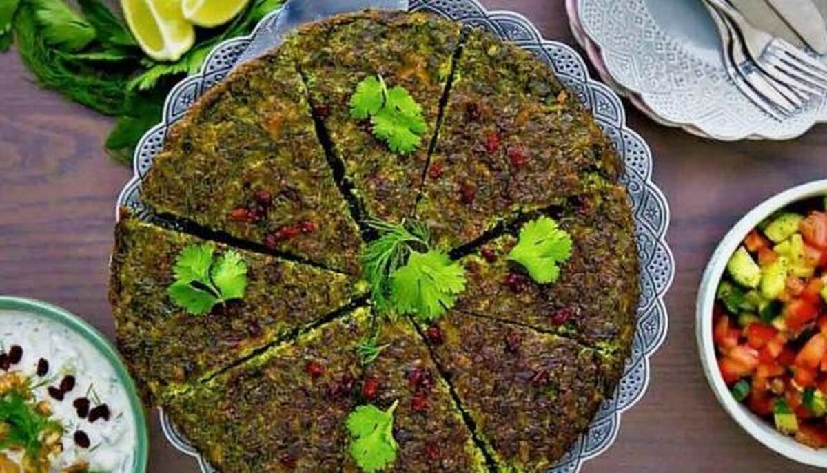 با ترکیب پاغازه و تخم مرغ این کوکوی متفاوت کرمانشاهی را آماده کنید