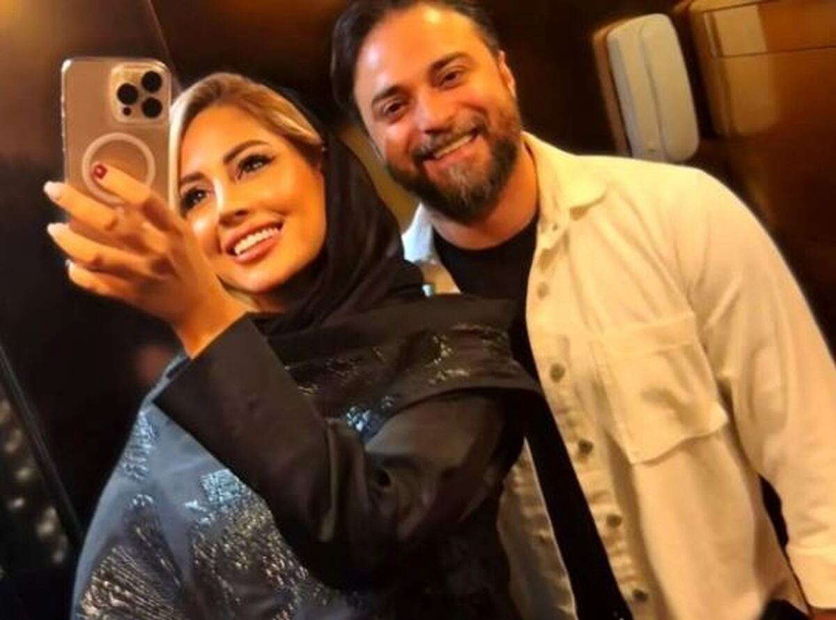 استایل رنگ روشن و تابستانه همسر بابک جهانبخش همه رو خیره خودش کرد/الگو بگیرید!