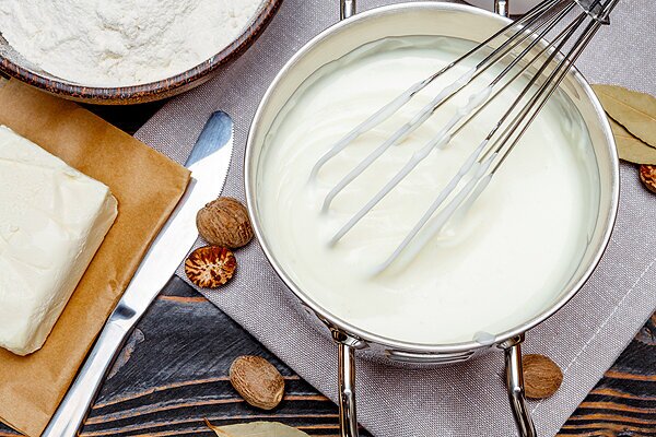 نسبت مواد اولیه در تهیه سس بشامل چگونه است؟