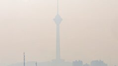 وضعیت هوای تهران نارنجی و آلوده است