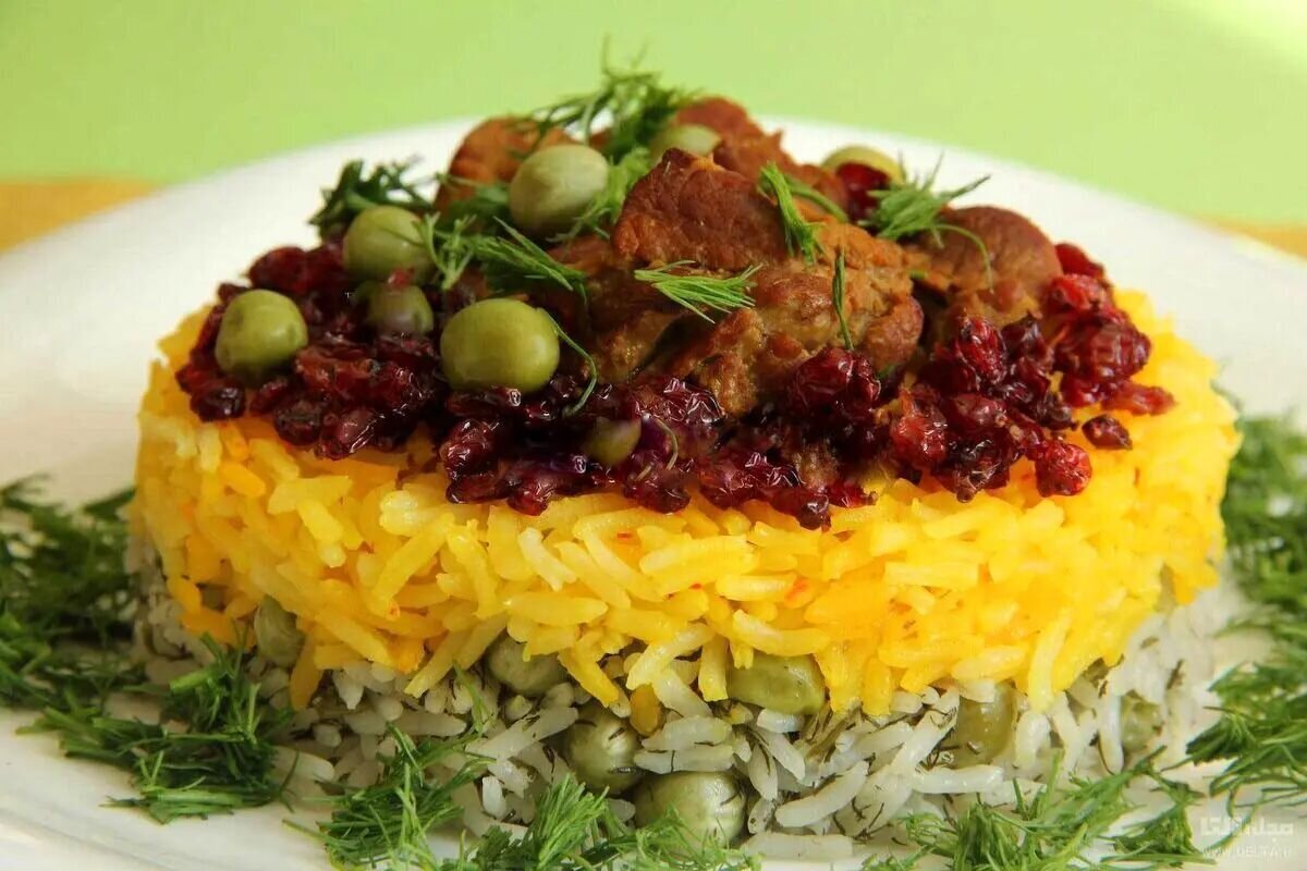 رسپی نخود فرنگی پلو با گوشت و مرغ/حتما درست کنید و لذت ببرید!