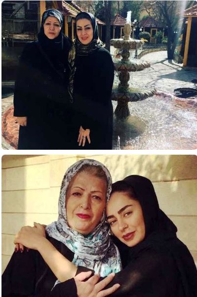 عکس‌های زیرخاکی سمانه پاکدل در آغوش مادر و خواهرش