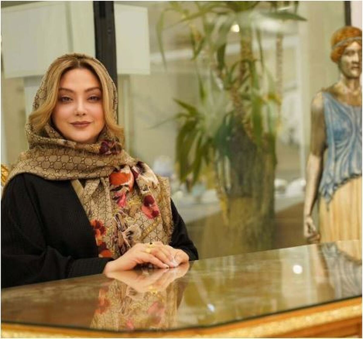 تیپ سبز به مناسبت عید غدیر چقدر به خانم بازیگر میاد+عکس