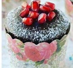 ترکیبات لازم برای پخت کاپ کیک انار و شکلات