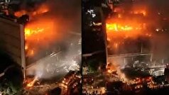 کشته شدن ۵۰ نفر در پی آتش سوزی یک مرکز خرید در عراق