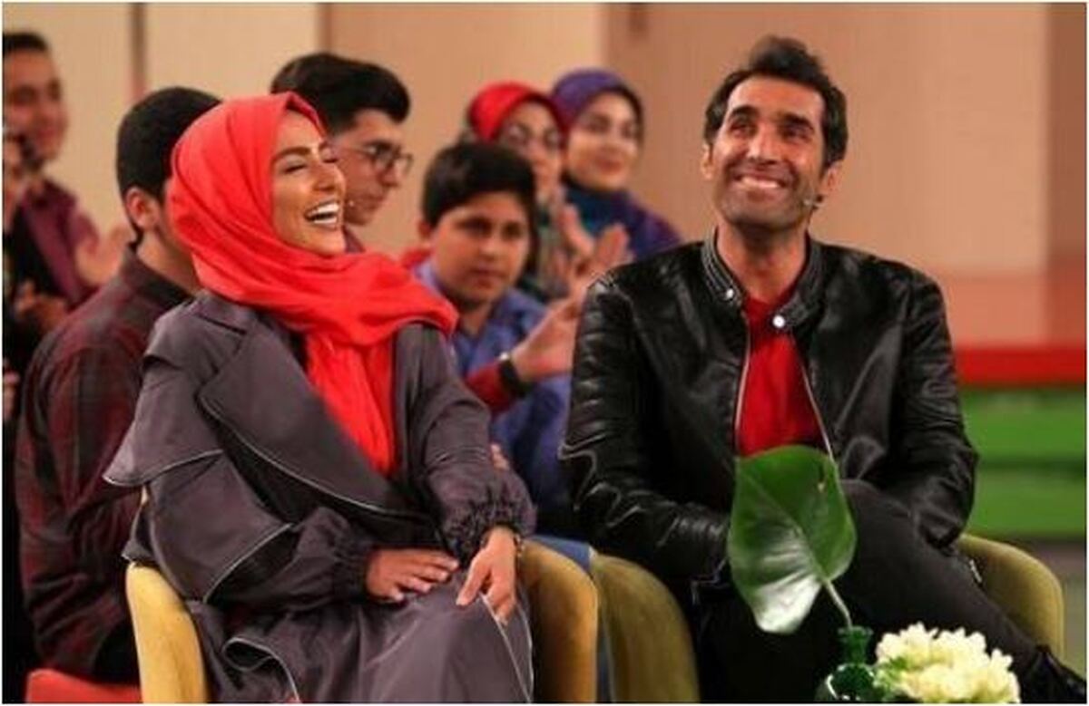 عاشقانه‌های هادی کاظمی و همسر بازیگرش در شب ازدواجشان/صل علی سه ترکه چشم حسود بترکه+عکس