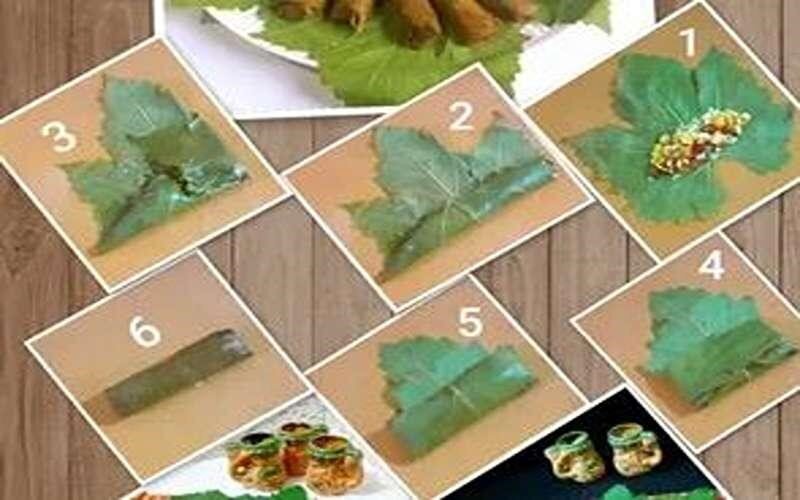 راهکار‌هایی برای حرفه‌ای شدن در پیچیدن برگ دلمه/از مدل سیگاری تا بقچه‌ای و مثلثی!